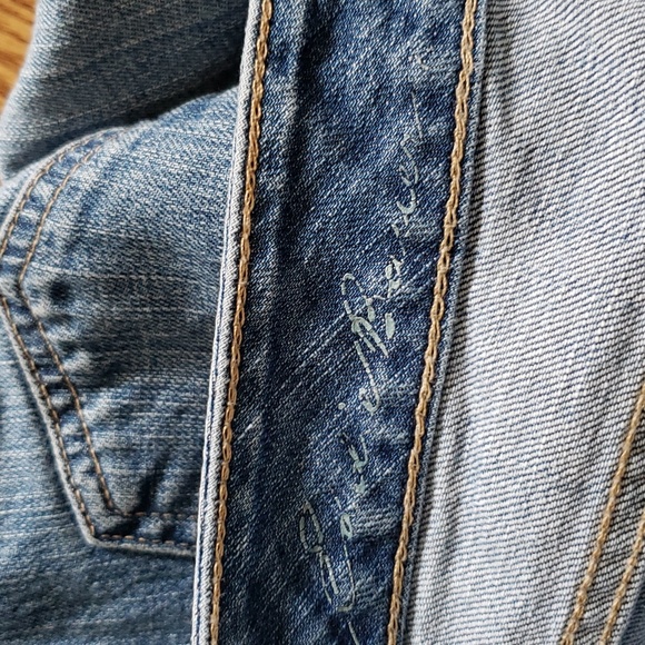 (4R) Eddie Bauer Regular Natural Straight Fit Jeans Western Farmhouse Relaxed - Picture 4 of 9